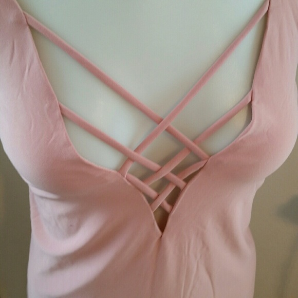 PLUS V-Neck Mini Dress - Picture 2 of 4